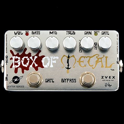 zvex effects vexter box of metal distortion|ZVEX Vexter Box of Metal Distortion Guitar Effects Pedal.